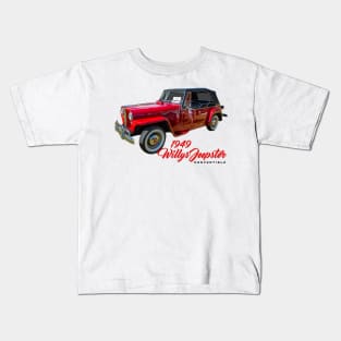 1949 Willys Jeepster Convertible Kids T-Shirt